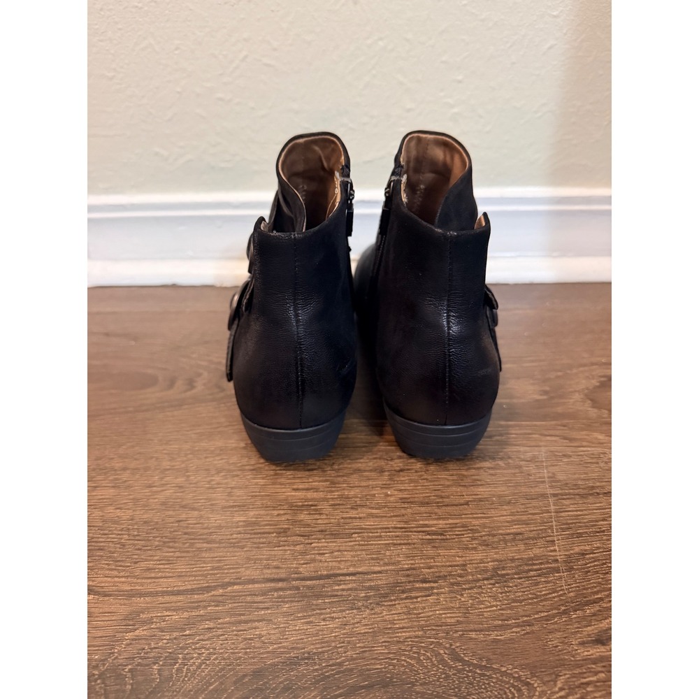 Dansko Womens Ankle Boots 39 Black Leather Buckle Zip Comfort - Picture 8 of 9